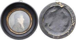 Physionotrace (circa 1792-1793) (Bois, 54.00 gr, 103 mm). Superbe.

Provient de la collection du Docteur André Bernheim