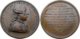 Jean Silvain Bailly, Maire de Paris (11 Novembre 1793) (Bronze, 30.07 gr, 42 mm). Hennin 551. Superbe.