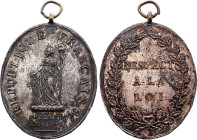 Médailles des Huissiers (1793), Maurisset (Bronze argenté, 32.74 gr, 43 mm). Hennin 569. Superbe.