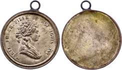 Marie-Thérèse-Charlotte fille du Roi Louis XVI (1793), Palloy (Cuivre argenté, 26.08 gr, 35 mm). Hennin unlisted. Superbe.
