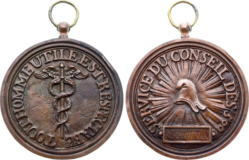 Service du Conseil des 500 (28 Octobre 1795) (Bronze, 82.99 gr, 57 mm). Hennin 6...