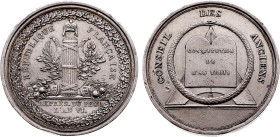 Conseil des Anciens (1798), Gatteaux (Argent, 66.66 gr, 51 mm). Hennin 845. Superbe, Coup sur la tranche.