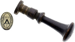 Cachet Révolutionnaire, Le Droit La Loi (1792), Jean-Baptiste Drouet (Laiton doré, 55.99 gr, 20 mm). Superbe.

Le Droit La Loi était un journal politi...