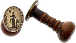 Cachet Révolutionnaire, General Division Kleber (circa 1793) (Laiton doré, 58.98 gr, 29 mm). Superbe.

La Division Générale Kléber était une unité mil...