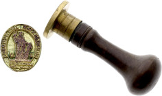 Cachet Révolutionnaire, Commissatre des Guerres, Jean-Baptiste Drouet (1789) (Laiton doré, 71.58 gr, 31 mm). Superbe.

Le Commissaire des Guerres étai...