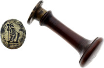 Cachet Révolutionnaire, Représentants du Peuple, Tiers-Etat (circa 1790) (Laiton doré, 42.06 gr, 25 mm). Très beau.

Les "Représentants du Peuple" éta...