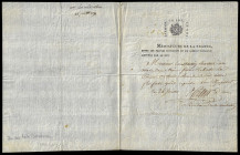 [PAPE; COMTAT VENAISSIN]. Constituante (1789-1791).

P.S. Lettre à en-tête pré-imprimée des Médiateurs de la France entre les peuples d'Avignon et d...