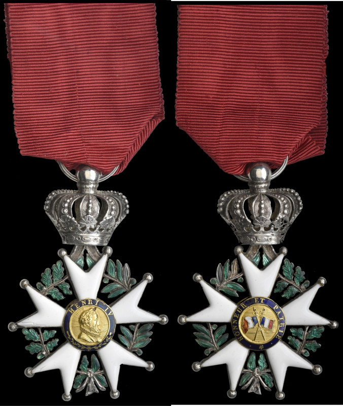 Légion d’Honneur, July Monarchy (1830-48), Knight’s breast badge, in gold silver...