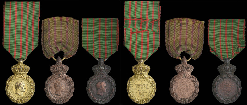 St Helena Medals (3), in bronze-gilt and bronze (2), good fine and better; with ...