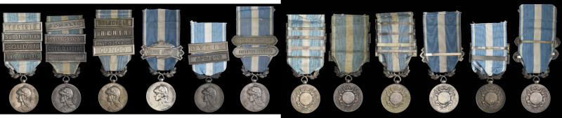 Médaille Coloniale, official type, by Georges Lemaire, in silver, rim stamped ar...