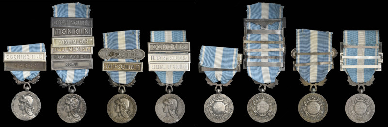 Médaille Coloniale, official type, by Georges Lemaire, with unmarked rim (4), 6 ...