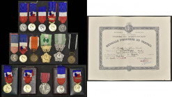 Ministerial and Related Medals of Honour (16), Médaille d’Honneur de la Mutualité (Ministère du Travail et de la Prevoyance Sociale, in silver (Mle. G...
