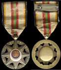 India, Bahawalpur, Imtiaz I Haroonia, Fourth Class, breast badge, in silver-gilt and enamels, 37.5mm. in box of issue, riband somewhat frayed, good ve...