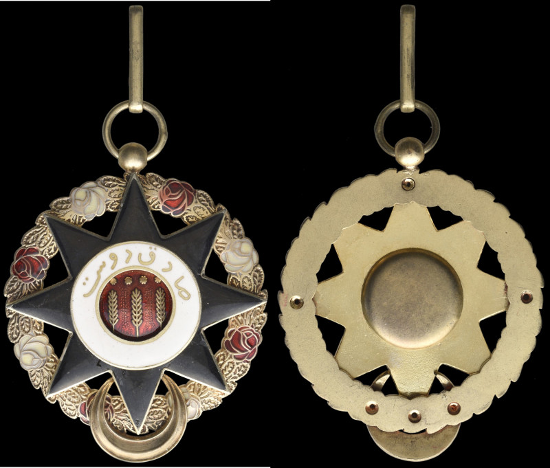 India, Bahawalpur, Imtiaz i Abbasia, Second Class, neck badge, in silver-gilt an...