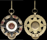 India, Bahawalpur, Imtiaz i Abbasia, Second Class, neck badge, in silver-gilt and enamels, width 50.5mm, about extremely fine

Estimate: GBP 500 - 7...