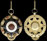 India, Bahawalpur, Imtiaz i Abbasia, Second Class, neck badge, in silver-gilt and enamels, width 50.5mm, about extremely fine Ex Morton and Eden, June...