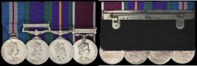 The Rare ‘Northern Ireland’ Queen’s Gallantry Medal Group of 4 awarded to Warrant Officer Class II Peter ‘Smudger’ Smith, 2nd Battalion, Royal Anglian...