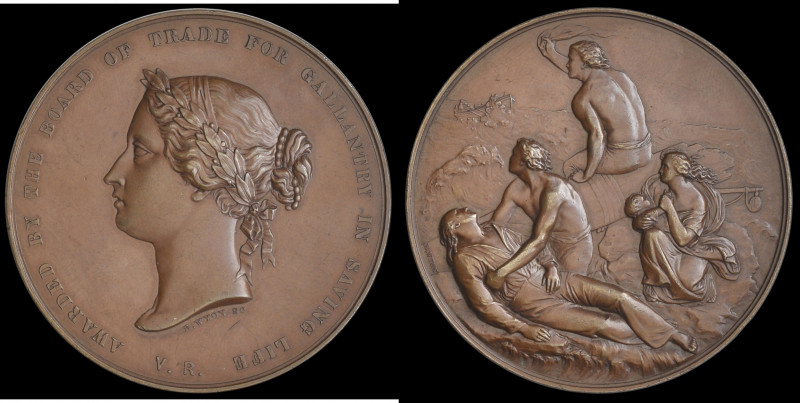 An Interesting ‘Double-Rescue’ Sea Gallantry Medal awarded to Edward Stock, of t...