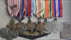 A Scarce and Interesting WW2 Czechoslovakia War Cross & Gallantry Medal Group of 6 attributed to Warrant Officer Oldrich Jambor, R.A.F.V.R, a Pilot wi...