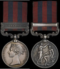 India General Service, 1854-95, single clasp (887 Pte. R. Allen 2nd Bn Norf. R.), engraved in a running script, attractively toned, suspension slightl...