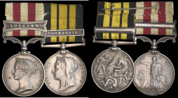 An Important Indian Mutiny and Ashantee Medal Pair awarded to Colonel Henry Charles Geast Dugdale, 2nd Battalion, Rifle Brigade, who fought with disti...