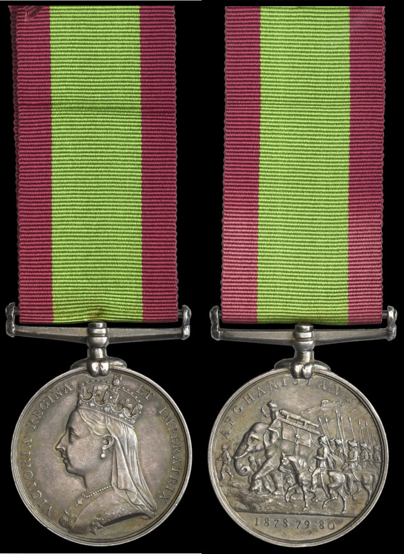 Afghanistan, 1878-1880, no clasp (1958. Dr. W. Powell. H/C. Bde. R.H.A.), dark o...