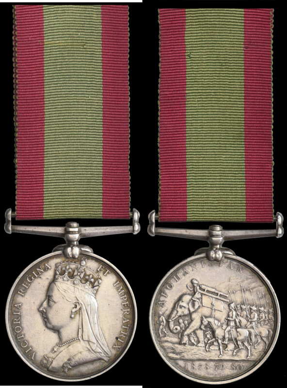 Afghanistan, 1878-1880, no clasp (Lieut: H. G. Weir. R.H.A.), lightly toned, ext...