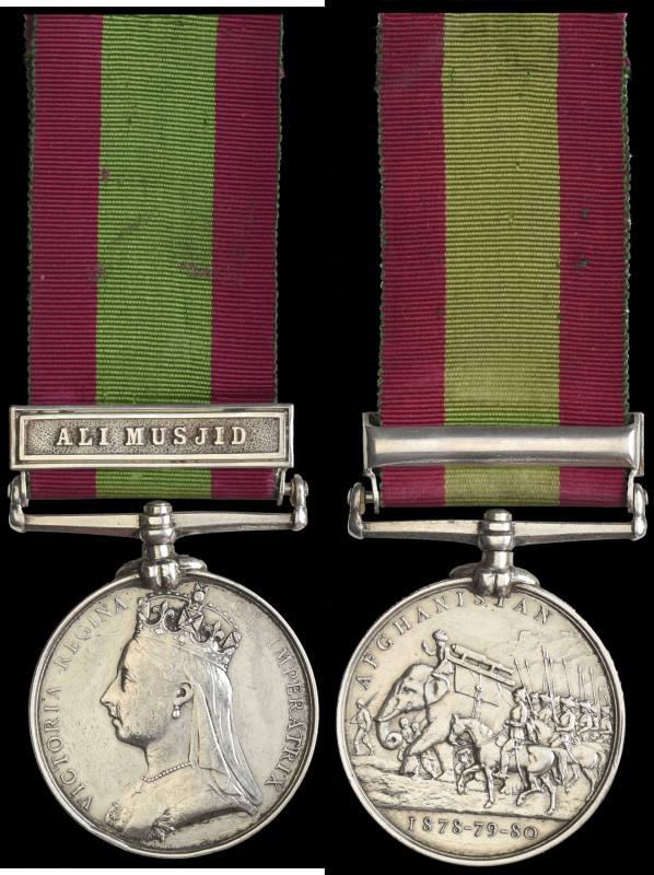 Afghanistan, 1878-1880, single clasp, Ali Musjid (2094. Dr. W. H. Dodds. I/C R.H...