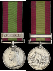Afghanistan, 1878-1880, single clasp, Ali Musjid (2094. Dr. W. H. Dodds. I/C R.H.A.), obverse edge knock at 7 o’clock, polished with some contact mark...