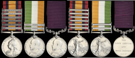 A Boer War Long Service and Good Conduct Group of 3 awarded to Quarter Master Sergeant G. Adams, “T” Battery, Royal Horse Artillery, comprising: Queen...