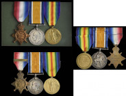 Great War 1914 Star Trios (2) to Private Robert Joseph Brewer, 3rd Dragoon Guards, killed in action on 2 June 1915, and Private Herbert H. Stockton, 1...