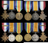 Great War 1914 Star Trios (2) to Guardsman James Freemantle, 1st Battalion, Scots Guards, and Guardsman Owen Lowe, Scots Guards, both killed in action...