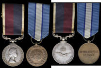 Royal Air Force Long Service and Good Conduct, E.II.R. (E1934821 Jnr Tech M Perry RAF); with an associated U.N. Medal for Cyprus, about extremely fine...