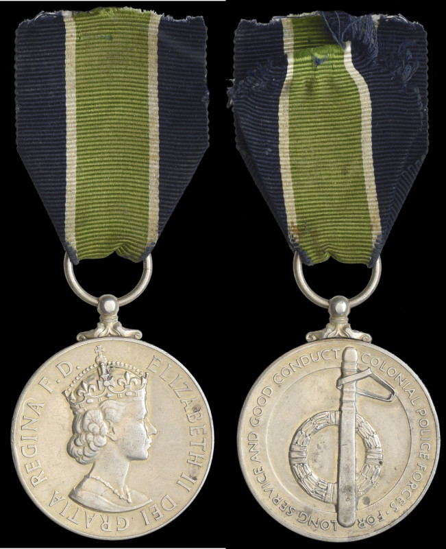 Colonial Police Long Service, E.II.R. (2368 Sgt. Mulingwa Kethome, Kenya), offic...