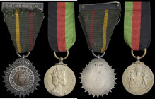Indian Recruiting Badge, G.VI.R., in silver with a bronze centre, reverse officially impressed ‘4228’, with silver top bar and reverse pin (missing re...