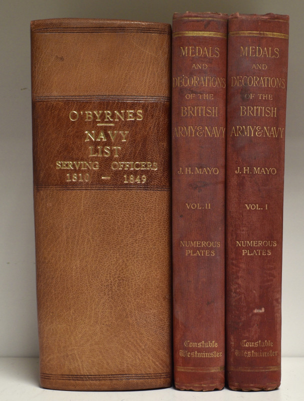 Books: ‘A Naval Biographical Dictionary’ by William O’Byrne, London, 1849, quart...