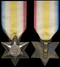 Gwalior Campaign, 1843, Punniar Star, reverse engraved (Naiak Sewram Wangaree 2nd Coy Bombay Sprs. & Mnrs.), with original brass hook suspension, and ...