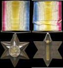 Gwalior Campaign, 1843, Punniar Star, reverse engraved (Sepoy Unnuth Ram Josee 39th Regt. N.I.), with original brass hook suspension, and later added ...