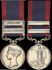 Sutlej, 1845-46, reverse Moodkee 1845, 2 clasps, Ferozeshuhur, Sobraon, engraved in a running script (Trooper Kurreem Khan, 4th L.C.), very fine

Es...
