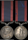 Sutlej, 1845-46, reverse Sobraon 1846, no clasp, engraved in a running script (Sepoy Jubbar Khan. 38th L.I.), heavy contact wear, fine Ex Tennant’s au...