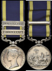 Punjab, 1848-49, 2 clasps, Chilianwala, Goojerat, engraved in a running script (Syce Ladoola Khan. 2nd Brig: H. Arty), very fine Ex Morton and Eden, J...