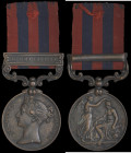 India General Service, 1854-95, single clasp, Burma 1887-89, bronze issue, engraved in a running script (128 Driver Syed Baseed Commst. Transport Dept...