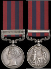 India General Service, 1854-95, single clasp, Hazara 1888, engraved in a running script (Jemr. Dhakun Singh, 40th Bl Inf.), very fine Ex Baldwin, 2007...