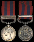 India General Service, 1854-95, single clasp, Lushai 1889-92, engraved in a running script (2236 Pte. Valloo 4th Madras. Infy), officially re-engraved...
