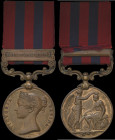 India General Service, 1854-95, single clasp, Chin Hills 1892-93, in bronze, engraved in a running script (983 Mahout Sheik Jamal S. & T. Corps), corr...