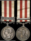 Indian Mutiny, 1857-58, single clasp, Delhi, impressed (Rifleman Poorun Kwas Sirmoor Rifle Battn), minor edge bruise and collector’s mark in indelible...