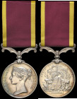 China, 1857-60, no clasp, engraved in a running script (Private Manajee Baider, 5th Regt. Bombay N.I.), good very fine

Estimate: GBP 200 - 250