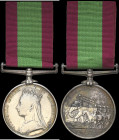 Afghanistan, 1878-80, no clasp, engraved in a running script (Sowar Hookum Singh (2) 19th Bengal Lancers), claw slack, uneven tone to reverse, very fi...