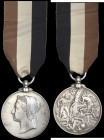 Central Africa, 1891-98, ring suspension type without clasp, engraved in a running script (2392 Sepoy Ahmad Khan 15th Sikh Infy:), very fine The follo...