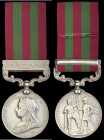 India General Service, 1895-1902, single clasp, Relief of Chitral 1895, engraved in a running script (370 Farrier Sowar Pahlwan Q.O. Corps of Guides),...